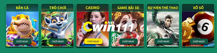 Các trò chơi tại Cwin111